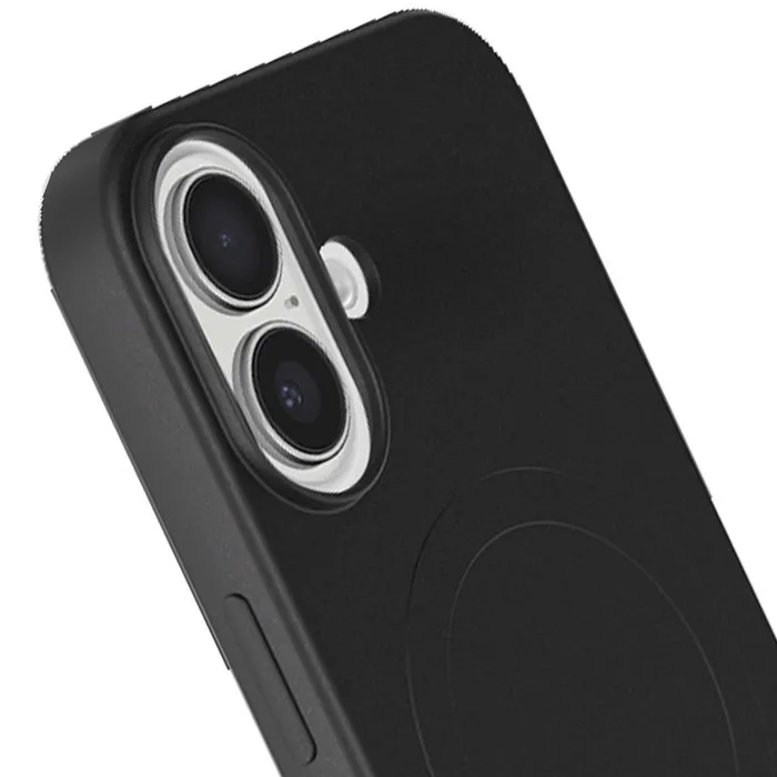 BBC Coque MagSafe en silicone pour iPhone 17 Noir - Protection élégante et compatible MagSafe