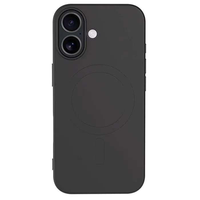 BBC Coque MagSafe en silicone pour iPhone 17 Noir - Protection élégante et compatible MagSafe