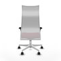 Piqueras y Crespo Chaise de Bureau Albacete XL Granate et Blanc