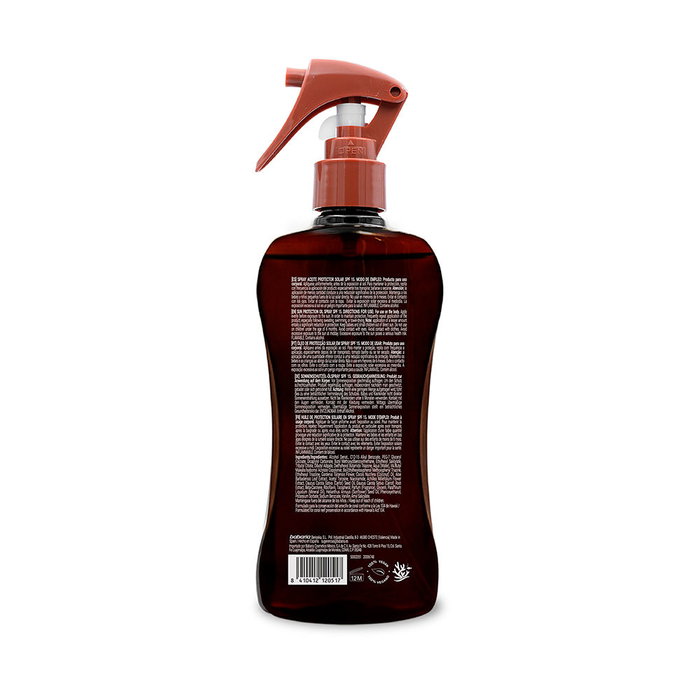 Babaria Sun Lovers Bronze Huile Solaire Spray SPF 15
