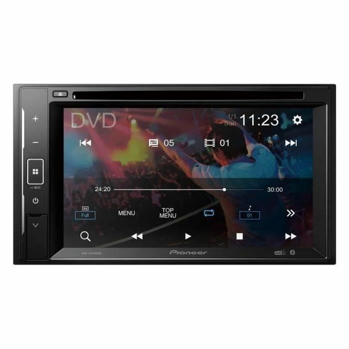 Pioneer AVH-A240DAB Autoradio Multimédia 2DIN avec Écran Tactile 6,2 pouces, DAB+, Bluetooth, USB et Entrée Caméra de Recul