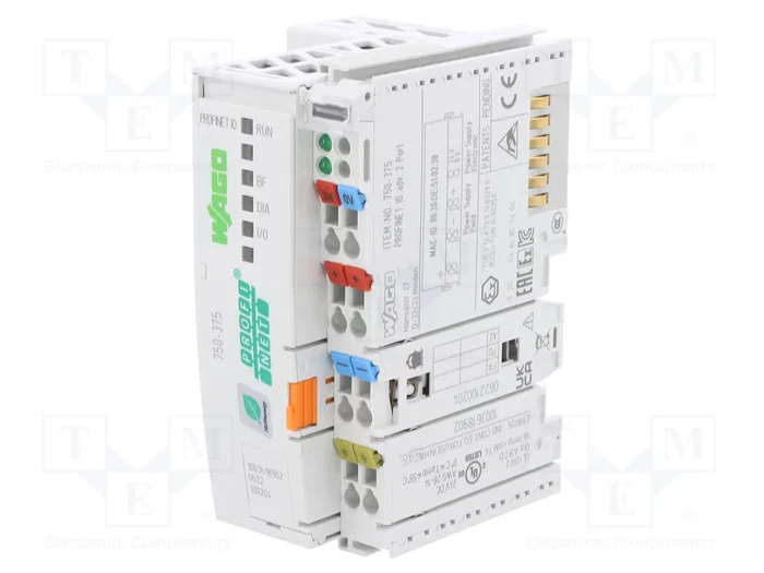 WAGO Interface Réseau PROFINET 750-375 avec 2 ports RJ45 WAGO Interface Réseau PROFINET 750-375 avec 2 ports RJ45