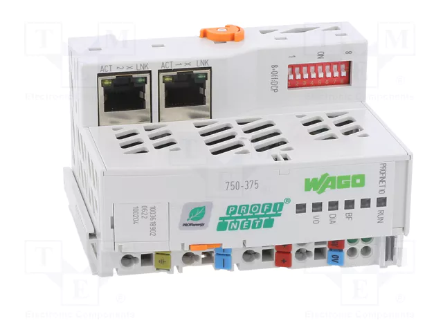 WAGO Interface Réseau PROFINET 750-375 avec 2 ports RJ45 WAGO Interface Réseau PROFINET 750-375 avec 2 ports RJ45