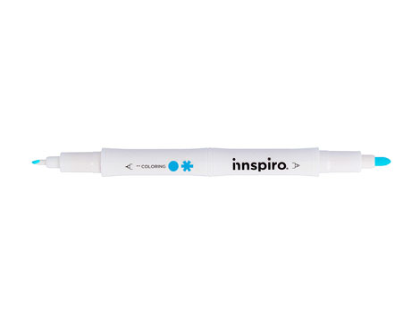 Innspiro COLORING Feutre double pointe bleu ciel 0,4mm/0,8mm