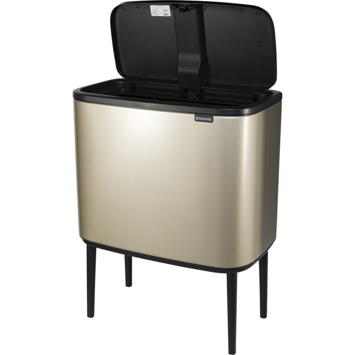 Brabantia Bo Touch Bin Champagne, 3 x 11 L Brabantia Bo Touch Bin Champagne, 3 x 11 L