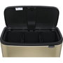 Brabantia Bo Touch Bin Champagne, 3 x 11 L