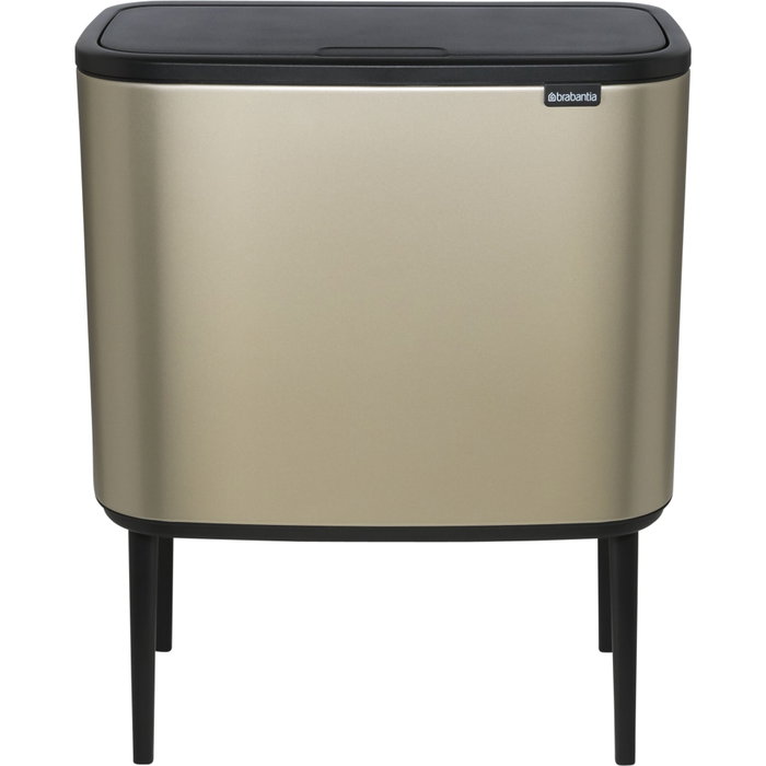 Brabantia Bo Touch Bin Champagne, 3 x 11 L Brabantia Bo Touch Bin Champagne, 3 x 11 L