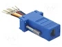DELOCK Adaptateur D-Sub 9pin vers RJ45 bleu