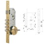 TESA R100B566E Serrure de sécurité monopoint avec cylindre T60