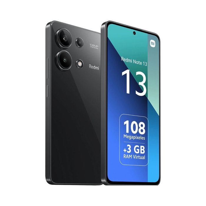 Smartphone Xiaomi Redmi Note 13 4G 6,4" 6 GB RAM 128 GB Noir QUALCOMM SNAPDRAGON 685 Smartphone Xiaomi Redmi Note 13 4G 6,4" 6 GB RAM 128 GB Noir QUALCOMM SNAPDRAGON 685