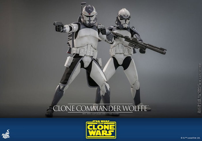 Star Wars: The Clone Wars figurine 1/6 Clone Commander Wolffe 30 cm Star Wars: The Clone Wars figurine 1/6 Clone Commander Wolffe 30 cm