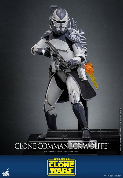 Star Wars: The Clone Wars figurine 1/6 Clone Commander Wolffe 30 cm Star Wars: The Clone Wars figurine 1/6 Clone Commander Wolffe 30 cm