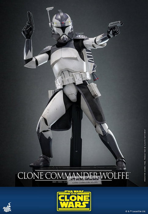 Star Wars: The Clone Wars figurine 1/6 Clone Commander Wolffe 30 cm Star Wars: The Clone Wars figurine 1/6 Clone Commander Wolffe 30 cm