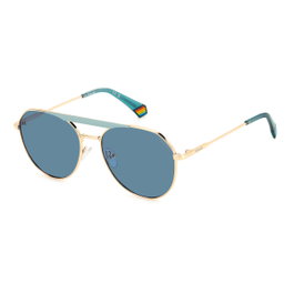Polaroid PLD-6211-S-X-PEF Lunettes de soleil polarisantes bleu et doré