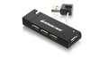 IOGEAR Hub USB 4 ports USB 2.0 noir