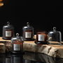 Home Deco Factory Bougie Parfumée avec Cloche en Verre H.11