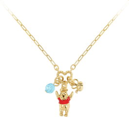 PEERS HARDY - Pendentif Charm Disney Winnie the Pooh en Pierre - Longueur 75 mm