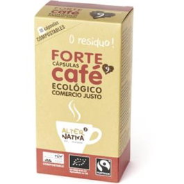 ALTERNATIVA 3 Café Forte 10 capsules biodégradables ECO