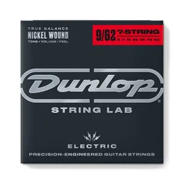 Dunlopst Jeu de cordes pour guitare électrique Nickel 9-62 (7 cordes)