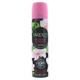 Yardley Blossom and Peach Spray parfumé pour femmes 75 ml