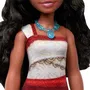 Disney Princess Poupee Vaiana 2 JBT56 - Poupée articulée avec cheveux bouclés, tenue en tissu, bracelet et collier - Idéale enfant 3 à 10 ans