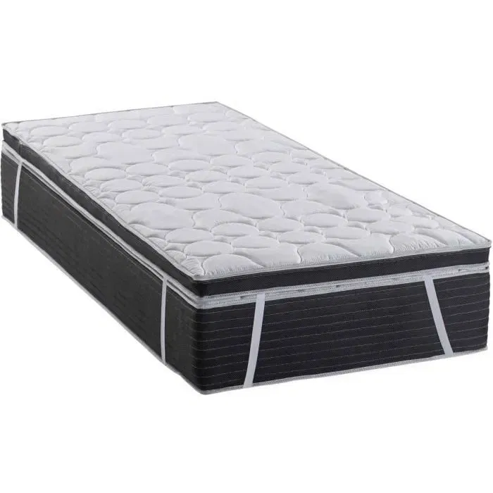 Deko Dream Surmatelas DEKO DREAM Micro - 90x190 cm - 7 cm d'épaisseur - Mousse profilée 7 zones en polyuréthane - Microfibres