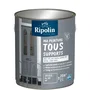 Ripolin Peinture Multisupports Bois, Fer, Métal, Béton RAL 7000 Gris Bleu Mat - 2 Litres - Résiste aux UV et Intempéries