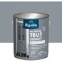 Ripolin Peinture Multisupports Bois, Fer, Métal, Béton RAL 7000 Gris Bleu Mat - 2 Litres - Résiste aux UV et Intempéries