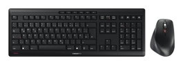 Cherry Stream Desktop Comfort - Ensemble clavier et souris Noir (JD-8550DE-2)