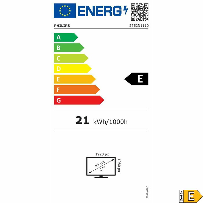 Philips 27E2N1110/00 Moniteur E-Line 27 Pouces - 27E2N1110 00