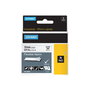 Dymo 18489 - Ruban d'étiquetage pour étiqueteuse Dymo, noir sur fond blanc, 12 mm x 8 m