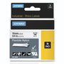 Dymo Ruban d'étiquetage flexible en nylon Noir sur Blanc 19 mm x 3,5 m/4 m