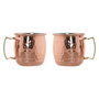 Home ESPRIT Ensemble de 2 mugs Doré 480 ml