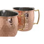 Home ESPRIT Ensemble de 2 mugs Doré 480 ml
