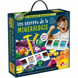 Lisciani Giochi Les secrets de la minéralogie - Kit Scientifique avec Minéraux Authentiques