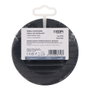 Edm Rejilla de ventilation ronde encastrable avec moustiquaire ABS gris anthracite Ø80 mm / Ø110 mm