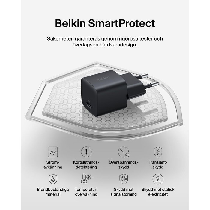 Câble USB vers Lightning Belkin WCA012KQBK Noir