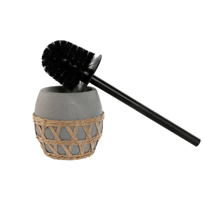 Brosse de salle de wc Home ESPRIT Noir Gris Crème Fibre Dolomite 11 x 11 x 38 cm (2 Unités) Brosse de salle de wc Home ESPRIT Noir Gris Crème Fibre Dolomite 11 x 11 x 38 cm (2 Unités)