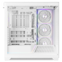 Nox Hummer Blade NXHUMMERBLADEWH Semitorre ATX Gaming Blanc ARGB avec 5 Ventilateurs 140mm et Vitre Trempée