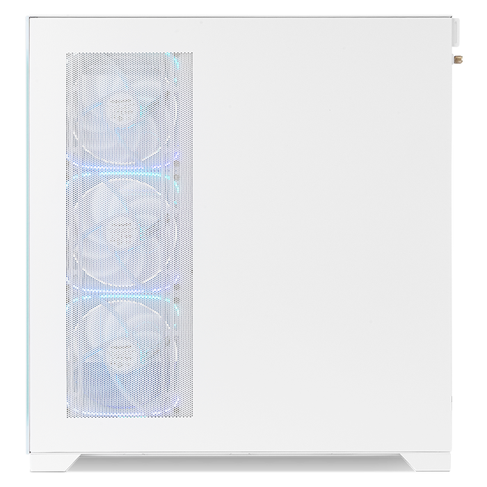 Nox Hummer Blade NXHUMMERBLADEWH Semitorre ATX Gaming Blanc ARGB avec 5 Ventilateurs 140mm et Vitre Trempée