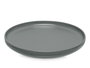 Vessia Assiette Plate Grande Grès Gris Foncé 26.5 cm (Set de 24)