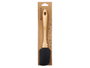Kinvara Spatule Silicone Noir Manche Bois 25x5.2x2 cm (Set de 24)