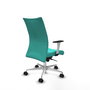 Piqueras Y Crespo Silla Albacete confidente, mécanisme Synchro, Turquoise