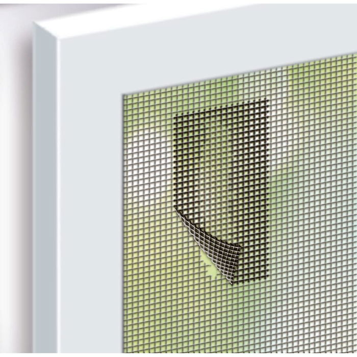 Moustiquaire Schellenberg Anthracite Fibre de Verre 5 x 100 cm Moustiquaire Adhésif