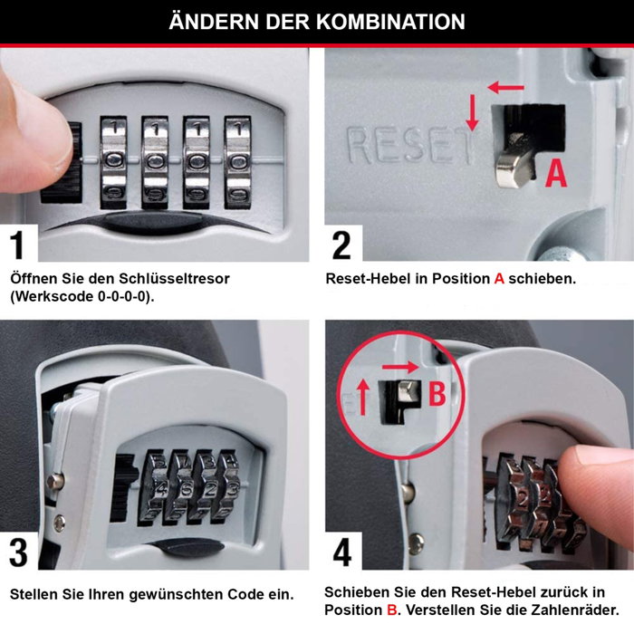 Master Lock Boîte à clés Select Access 5403EURD Format XL Master Lock Boîte à clés Select Access 5403EURD Format XL