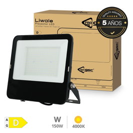 Pro_Line Projecteur LED Série Liwale 150W 4000K IP65 Noir