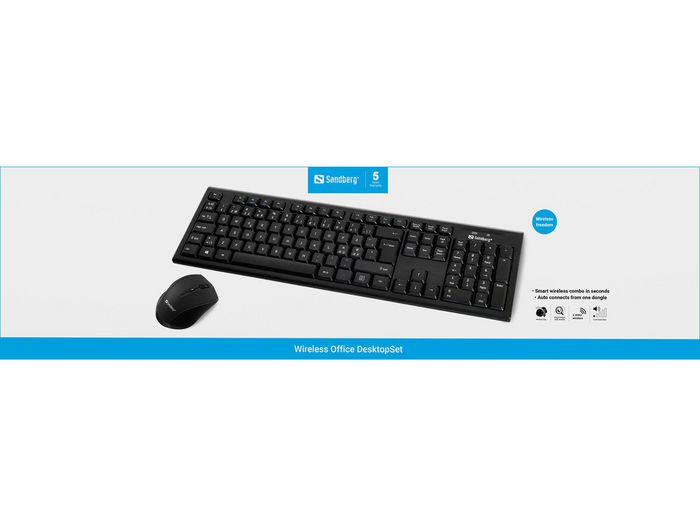 Sandberg Wireless Office DesktopSet Nor Sandberg Wireless Office DesktopSet Nor