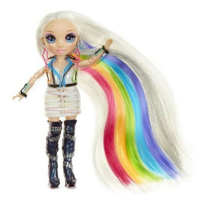 Rainbow High Hair Studio - Poupée Amaya Raine et Kit de Coiffure 5 en 1 Rainbow High Hair Studio - Poupée Amaya Raine et Kit de Coiffure 5 en 1