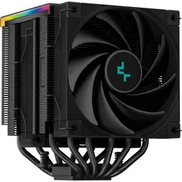Deepcool AK620 Digital Noir Ventirad CPU avec écran numérique, 2 ventilateurs 120mm, 2 bandes LED A-RGB, Compatible Intel LGA1851/1700/1200/1151/1150/1155 et AMD AM5/AM4