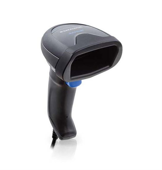 Datalogic QW2500 Kit avec Scanner 2D QuickScan, Cable USB 90A052258 et Support STD-QW25-BK pour lecture optimisée de codes-barres